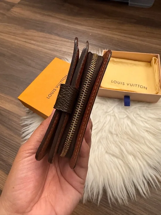 Louis Vuitton Monogram Brown Compact Wallet